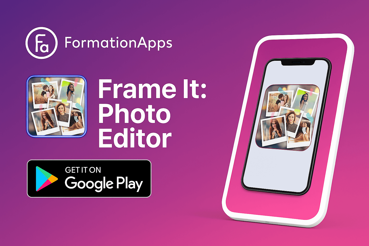 Frame It: Photo Editor — photo frames, overlays, light leaks & filters